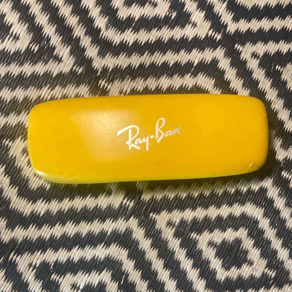 Ray-Ban Yellow Sunglasses Case